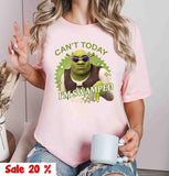 Can't Today I'm Swamped Trending T-Shirt, Shrek Inspired Meme Wear, Funny Tee for Humorous Apparel Lovers, Trendy Must-Have Gift Ideas