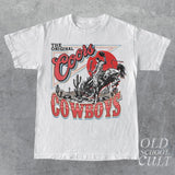 Coors Western Cowboy T-Shirt, Vintage 90S Western Shirt, Retro Coors Tee, Rodeo Cowboy Shirt, Wild West Gift