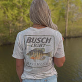 BUSCH LIGHT, BEER, BUSCH LIGHT FISHING BLUEGILL T-SHIRT, For Men, For Women, Casual Graphic Round Neck T-shirt for Summer, Fashion Men's Top for Daily
