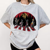 Demon Slayer team on Abbey Road Shirt, Nezuko Tshirt Swearshirt Hoodie, Main Characters Shirt, anime sweatshirt hoodie, Y2k Shirt, Gift for Anime love