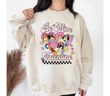 Bluey And Bingo Valentine Couple Sweatshirt, Bluey Mum Dad T-Shirt,Valentine Shirt For Mom and Dad, Be Mine Valentine Bluey Sweatshirt Bandit Heeler S