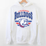 27. Louisiana Tech Bulldogs Vintage NCAA Sweatshirt, University Sports Gift, Classic Fan Gear for Football Enthusiasts