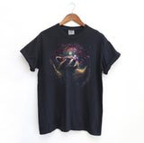 Cosmic Raccoon T Shirt, Vintage Comfort Colors Graphic Tee