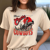 Coors Western Cowboy T-Shirt, Vintage 90S Western Shirt, Retro Coors Tee, Rodeo Cowboy Shirt, Wild West Gift