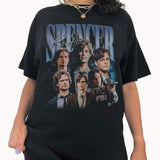 Dr Spencer Reid Criminal Minds Shirt Merch For Fans, Spencer Reid Merch, Gift For Fans, , Vintage Graphic Tees Womenswear Top Underwear