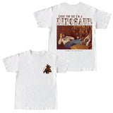 Dinosaur Hank Williams Jr. Bocephus Western Southern Retro Boho Hippie Shirt, Country Music Sh1irt Cotton Crewneck Fit Womenswear