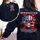 Customize Gen X Shirt Raised On Hose Water And Neglect T-Shirt - Vintage Inspired Funny Saying Sarcasm Quotes Shirt - Fit, Casual Style001
