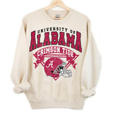 13. Alabama Crimson Tide NCAA Vintage Sweatshirt, University of Alabama Basketball Shirt, Classic Unisex Gift for Fans