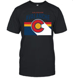 Colorado Avalanche Charcoal Team Jersey Inspired T-Shirt