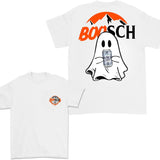 Boosh Light Boo Ghost Cute Halloween 2 Sided T-Shirt, Busch Light Halloween Shirt For Men And Women, Halloween Cute Ghost Trendy Shirt