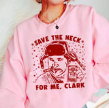 Cousin Eddie T Shirt Funny Thanksgiving Shirt Christmas Vacation Shirts for Men Women Save the Neck for Me Clark Vintage Cool Retro Xmas Tee