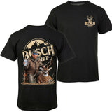 Busch Light Hunting Trump Dog 2 Siders T-shirt, Busch Light Shirt, Perfect For Beer Lovers, Casual Graphic Dog T-shirt, Unisex T-shirt for Men and For