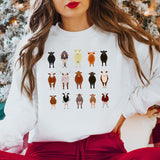 Cows Crewneck Sweatshirt, Hoodie, T-shirt