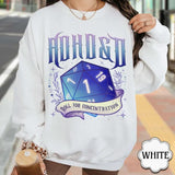 Adhd&d Roll for Concentration Sweatshirt, Dungeons and Dragons Shirt, Adhd Dnd Shirt, D20 Dice Tshirt, Dnd Fan, Gifts for Gamer