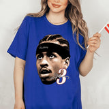 Allen Iverson Big Head T-Shirt, ALLEN IVERSON Face T-Shirt, Rare The Answer Rap Tee, Vintage Style Graphic Print, Allen Iverson Merch For Mens, Womens