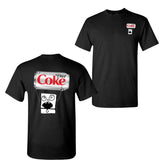 Doodlebob Diet Coke Tee 2 Sided T-Shirt, Funny Drinking T-Shirt, Trendy T-Shirt For Men For Women
