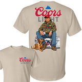 Coors Light Trump Hunting Camo Unisex shirt, Trump won 47th president Election 2024 shirt, Coors Light  Light Fuel Hand Drill Dog Hunt Tee, Trump With