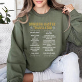 Dungeon Master Translator Shirt, Dungeons and Dragons Shirt,  DND Shirt, Sleeping With the Dungeon Master Shirt, Dnd Houses And Humans Parody Dungeons