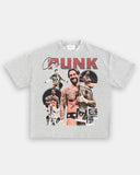 CM PUNK TEE, Wrestling Graphic Tee, Sports T-shirt, Athlete Shirt, Wrestling Gift, Fitness Tee Crewneck Clothing Cotton Menswear Style001