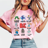 Children's Character Affirmations Shirt, Teacher Characters Shirt, ABC Affirmation Shirt, Kindergarten Shirt, Teacher Appreciation Gift, Vintage The V