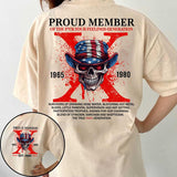 Custom Gen X Raised On Hose Water And Neglect T-Shirt - Vintage Inspired Funny Saying Sarcasm Quotes Shirt