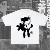 Attitute girl White t-shirt