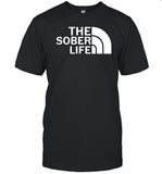 America First Veteran Wearing The Sober Life Shirt