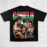 CANELO-SAUL ALVAREZ TEE ,Boxing T-shirt, Fighter Tee, Boxer Shirt, Sports Shirt, Vintage Boxing Tee, Graphic Boxing Champ T-Shirt Hoodie Sweatshirts Style001