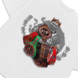 Canelo Alvarez Undisputed King Mexico Goat Saul Alvarez Boxing Vintage Style Graphic Design T-Shirt Cotton Menswear Style001