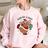 Cute Gus Gus Looking Like A Snack Christmas Crewneck Sweatshirt, Hoodie, T-shirt, Cute Christmas Gifts