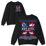 Custom Year FAFO Proud Member Gen X 2 Side T-shirt, 1965-1980 Hose Water Gen X Shirt, Proud Member Flag Generation Shirt