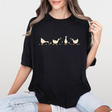 Ducks and Flowers Comfort Shirt, Funny Goose Shirt, Cute Duck Aesthetic Shirt, Funny Goose Shirt, Comfort Shirt for Her, Goose Lover Tee, Cute Duck Co