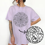 Curse Word Mandala T-Shirt Unisex Classic Cotton