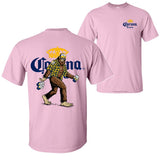 Bigfoot Corona Extra T-shirt, Corona Extra Shirt, 2 Sided Graphic Printed Unisex Classic Comfort Cotton T-Shirts for Men for Women Menswear Top Style001