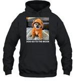 Dog Coin Go To The Moon Hooded Sweatshirt
