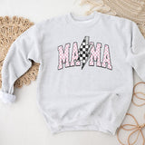 Checked Mama Crewneck Sweatshirt