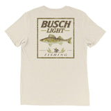 BUSCH LIGHT, BUSCH LIGHT FISHING WALLEYE T-SHIRT, For Men, For Women, Casual Graphic Round Neck T-shirt for Summer, Fashion Men's Top for Daily Wear Style001