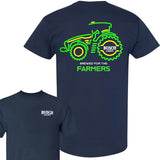 Busch Light Farmers Tractor 2-sided T-shirt, Busch Light T shirt Full Color For Men And Women Style001