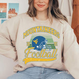19. West Virginia Mountaineers Vintage NCAA Sweatshirt, University Sports Fan Apparel, Classic Crewneck Gifts
