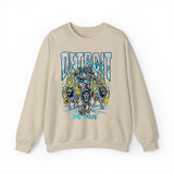 Detroit One Pride Sweatshirt, Skeleton Shirt, Vintage Design, Vintage Detroit Clothing, Cute Detroit Gift, Gift For Her Crewneck