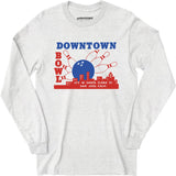 Downtown Bowl - San Jose, CA - Vintage Bowling Alley - Long Sleeve T-Shirt