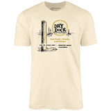 Dry Dock - Newport Beach, CA - Vintage Restaurant - Unisex T-Shirt