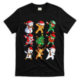Dabbing Santa Elf Friends Christmas T-Shirt