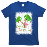 Deck The Palms Beach Christmas Flamingo Gift T-Shirt