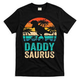 Daddysaurus T Rex Dinosaur Daddy Saurus Matching Family T-Shirt