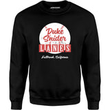 Duke Snider Lanes - Fallbrook, CA - Vintage Bowling Alley - Unisex Sweatshirt