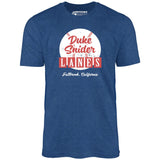 Duke Snider Lanes - Fallbrook, CA - Vintage Bowling Alley - Unisex T-Shirt