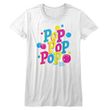 Dum Dums Pop Pop Pop Womens T-Shirt