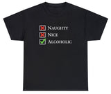 Naughty Nice Alcoholic Tee