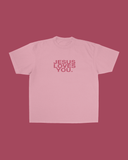 New || Pink Clay Logo Tee